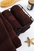 Полотенце для лица 40x70см горький шоколад
