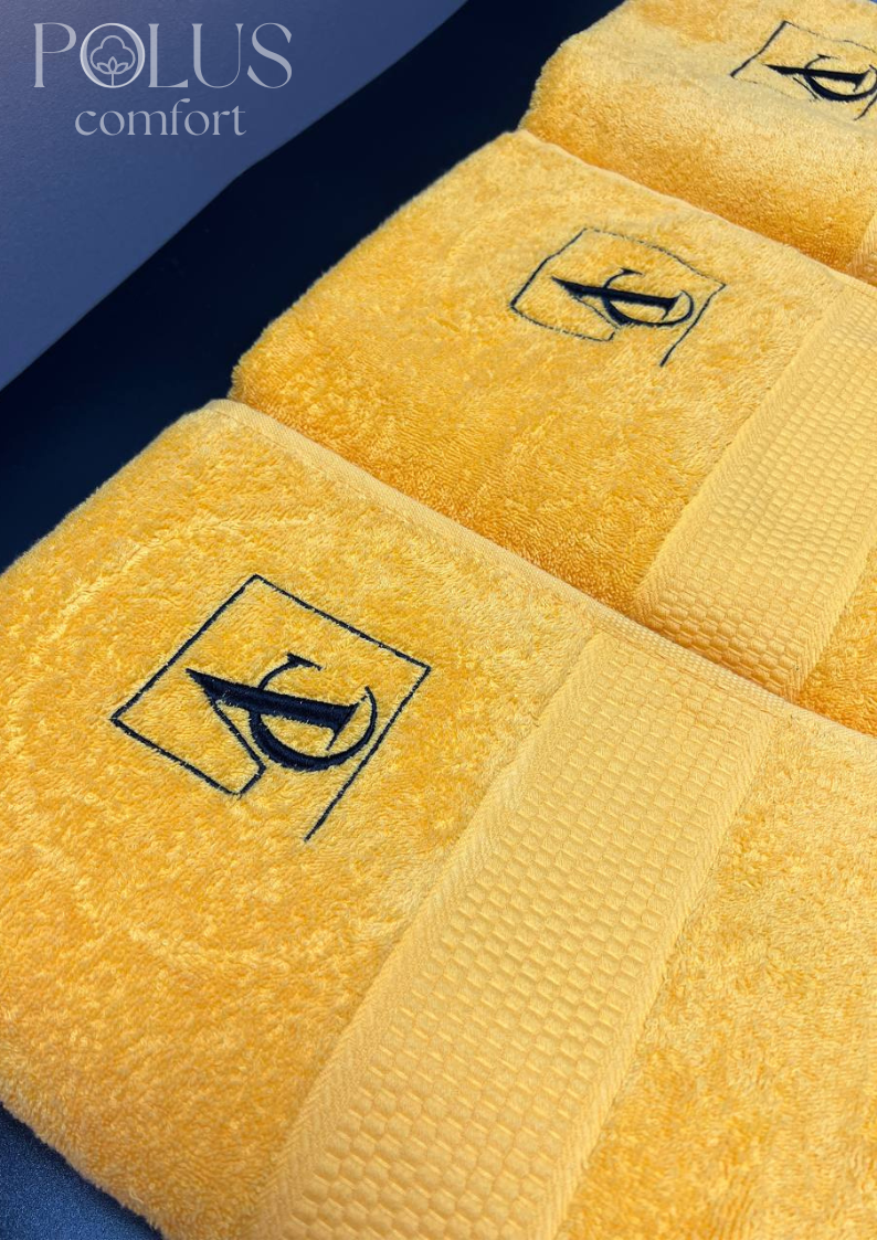 Машинная вышивка на полотенцах и пледах