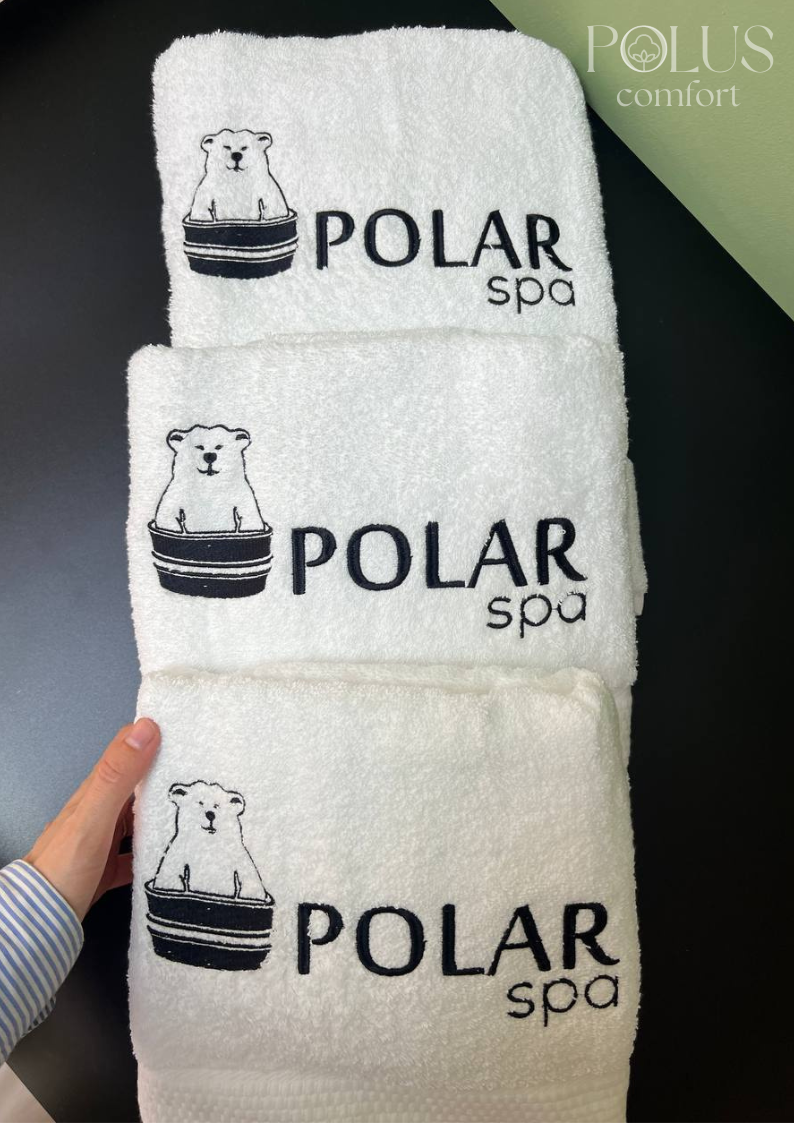 Машинная вышивка на полотенцах и пледах