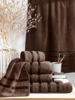 Комплект полотенец махровых Diana Темное какао