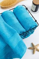 Полотенце для лица 40x70см бирюза