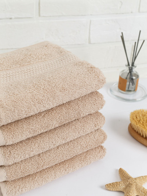 Полотенце банное 70x140см бежевый