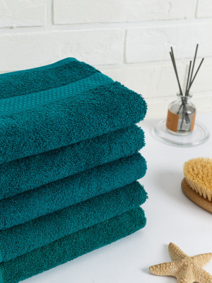 Полотенце для головы 50x90см Темно-зеленый