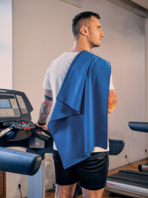 Полотенце из микрофибры 39x55 для финтеса Индиго