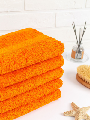 Полотенце для головы 50x90см апельсиновый