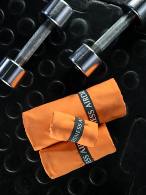 Полотенце из микрофибры 39x55 для финтеса Апельсин