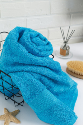 Полотенце для головы 50x90см бирюза