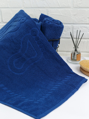 Полотенце для ног 50х70см ярко-синий BS450гр