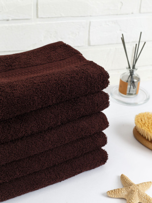 Полотенце 100x150см горький шоколад