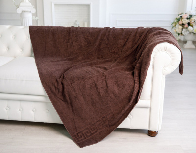 ПРОСТЫНЯ МАХРОВАЯ 150x200см Шоколад