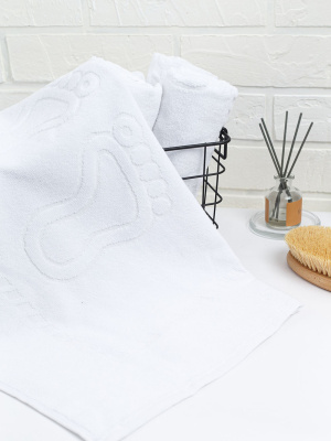 Полотенце для ног 50х70см белый BS 600гр