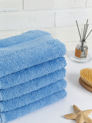 Полотенце для головы 50x90см голубой