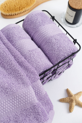 Полотенце банное 70x140см насыщ сирень