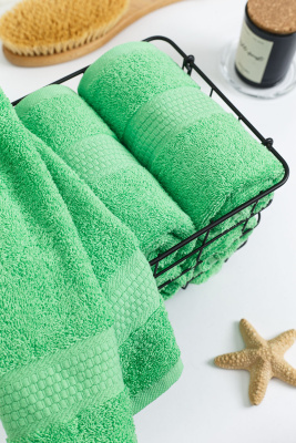 Полотенце банное 70x140см салатовый