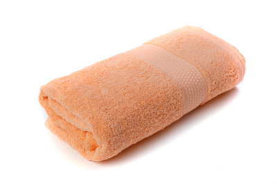 Полотенце банное 70x140см персиковый