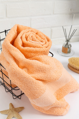 Полотенце для лица 40x70см персиковый