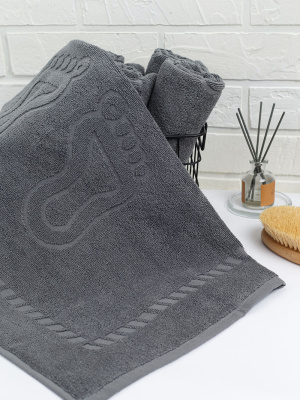 Полотенце для ног 50х70см серый BS450гр