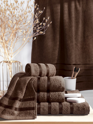 Комплект полотенец махровых Diana Темное какао